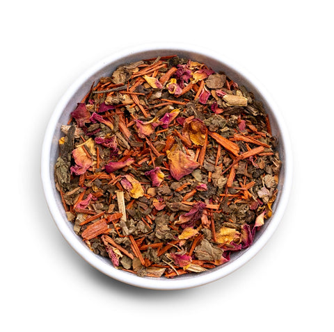 Räuchermischung Armor's Pfeil mit Rosenblüten, Sandelholz rot, Zimtrinde, Patchouliblätter - Waldglück