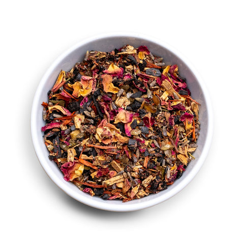 Räuchermischung Balance mit Copal, Styrax, Sandelholz, Lavendel - Waldglück