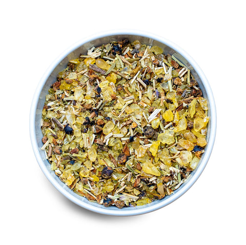 Räuchermischung Element Wasser mit Copal, Ysop & Wacholderbeeren