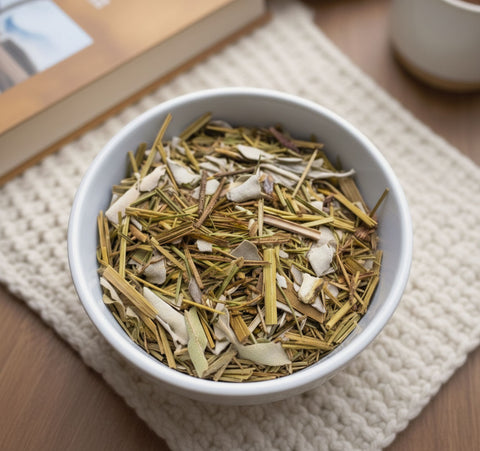 Räuchermischung Hausreinigung mit Weisser Salbei, Wacholderspitzen, Süßgras, Copal, Angelikawurzel