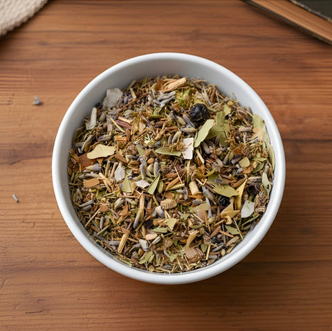 Räuchermischung Rauhnacht mit Beifuß, Eisenkraut, Fichtenharz