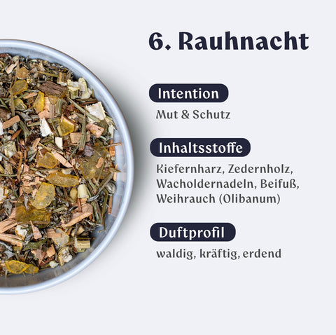Rauhnacht Ritual-Set mit 12 einzigartigen Räuchermischungen