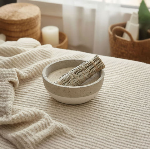 Weißer Salbei Räucherbündel (25g) - Smudge Stick - Salvia apiana